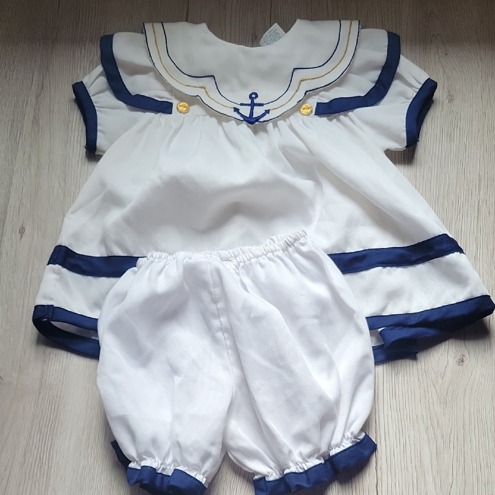 Nautical Kids Matching Set - White and Blue